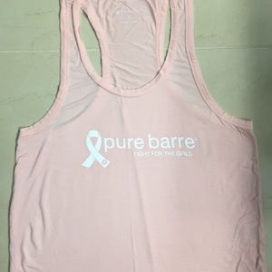Pure barre breast cancer awareness tank